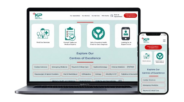 Hospital Website Design and Development India